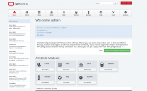 cpanel free alternatives ispconfig